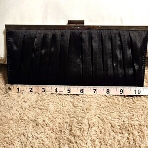 Black Satin Clutch purse